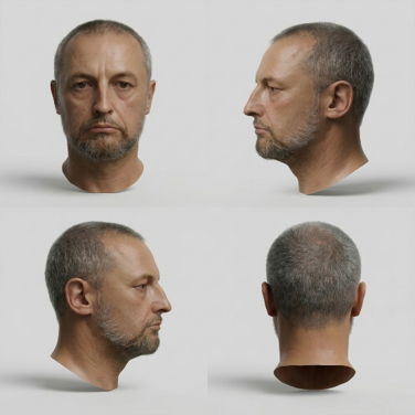 The Four Renders (Front, Left. Right and Back)