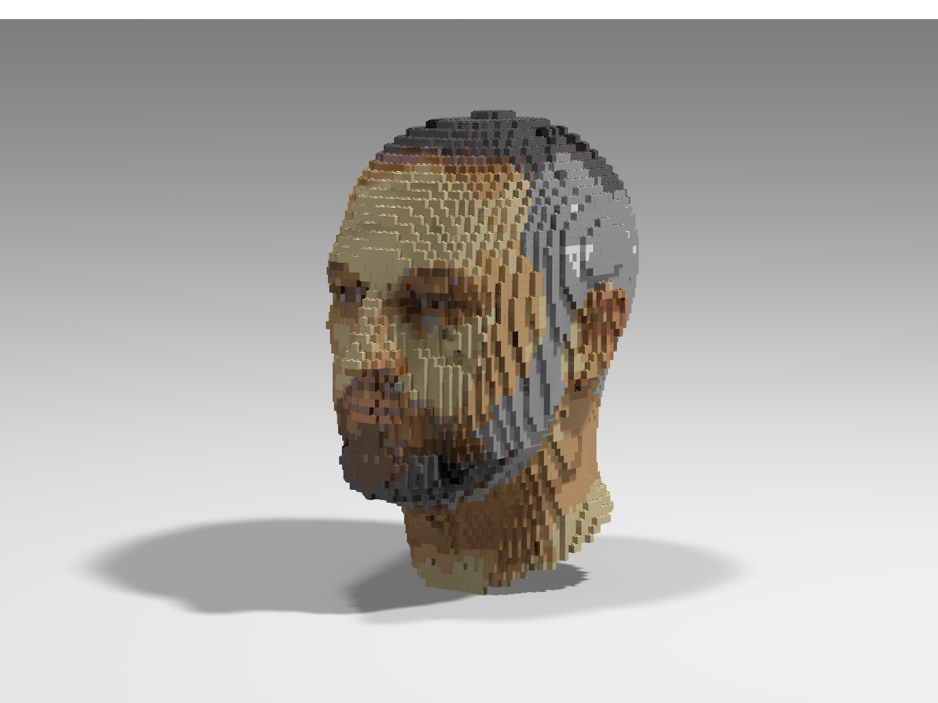 Rendered in BrickLink Studio. Every brick placed by a SELECT statement.