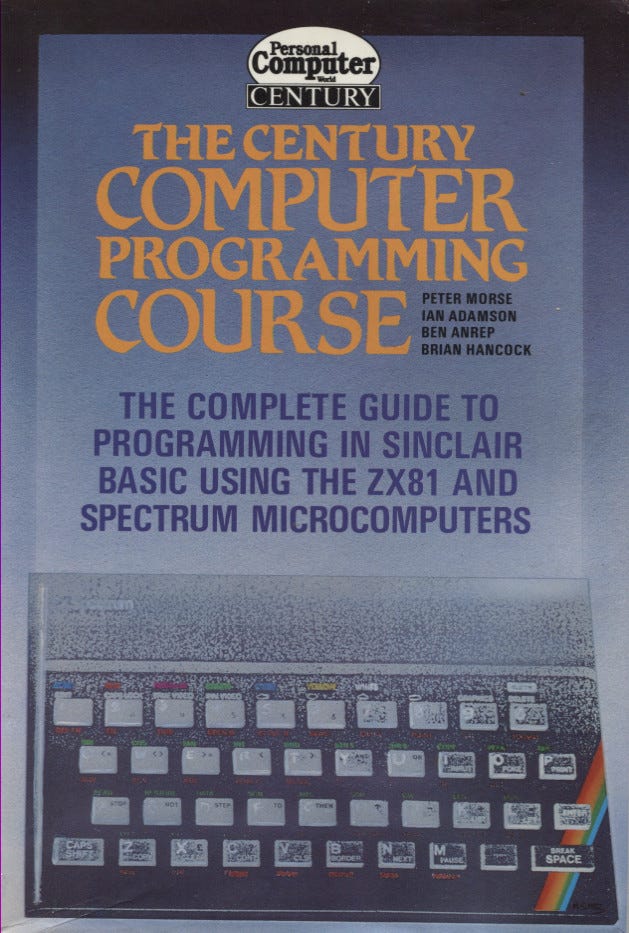 Figure 2: A 570 page amazing book if I had a ZX81, which I didn’t